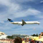 Airplanes Landing at Maho Beach - St Maarten with Kids